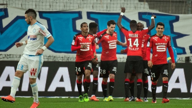 Obrazek przedstawia zawodników Rennes