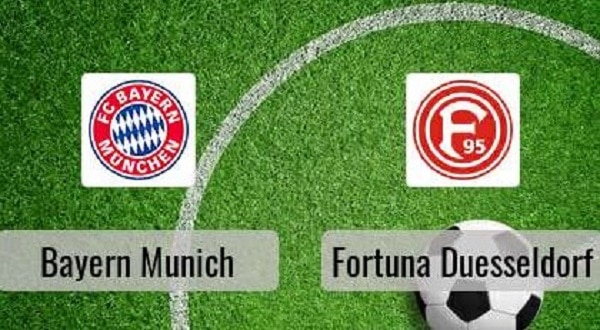 Na zdjęciu zapowiedź meczu Bayern - Fortuna